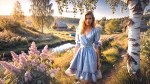 Надела платье голубое   New Italo Disco Style   Поёт Dasha Grigorieva   Музыка DJ Semyonich 🎶🌸