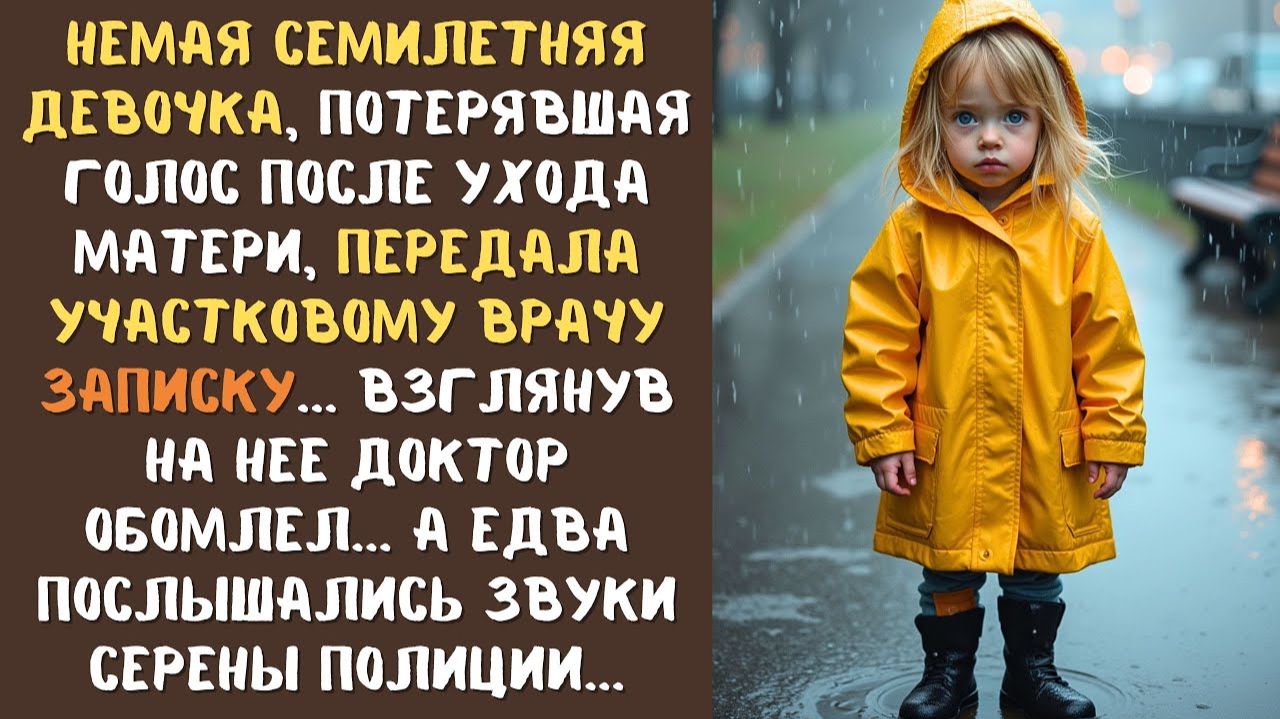 Немая девочка с температурой под 40, передала врачу записку, от которой у него мороз пошел по коже.. смотреть онлайн