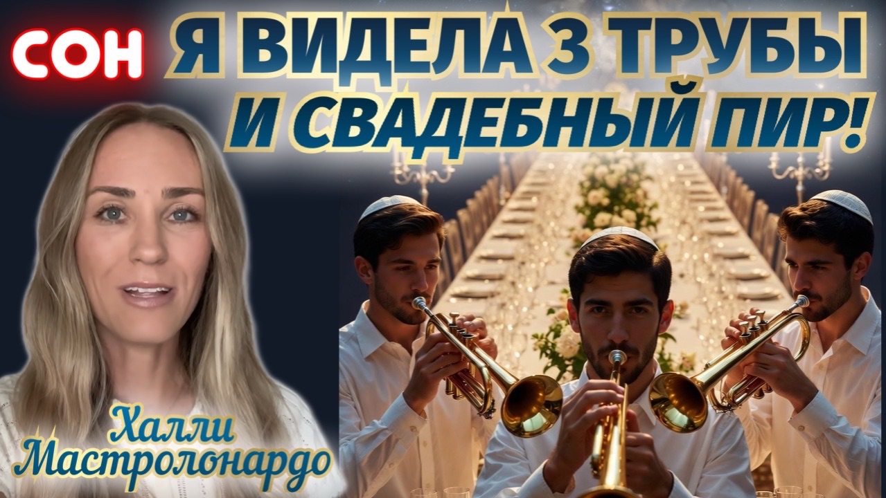 СОН: Я ВИДЕЛА 3 ТРУБЫ И СВАДЕБНЫЙ ПИР! Халли Мастролонардо смотреть онлайн
