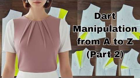 Перенос выточек на выкройке 2 часть смотреть онлайн