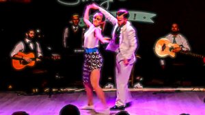 Социальный импро в стиле буги-вуги - Сондре и Таня. #Танцы