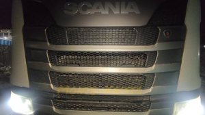 Нежный звук мотора Scania
