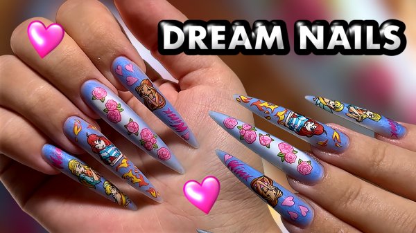 ВИНКС на ногтях 😍 ГРАДИЕНТ БЕЗ АЭРОГРАФА + слайдеры