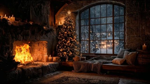 Бой курантов - Расслабляющая музыка таверны в новогоднюю ночь, фоновая музыка для отдыха