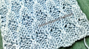 Рельефный узор с колокольчиками для вязания свитера,  жилета