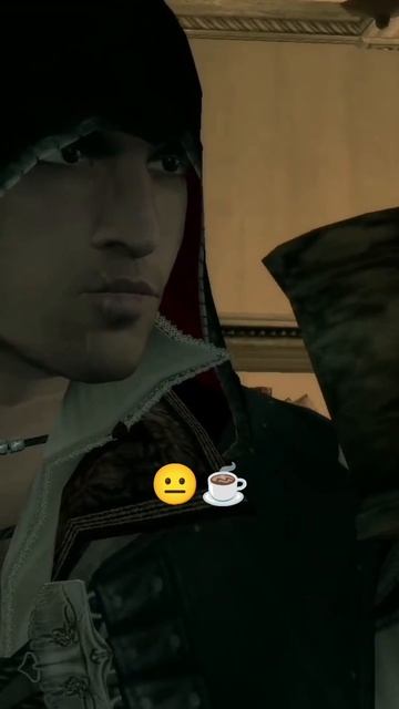 Эцио пробует кофе!! 😏☕😣 #assassinscreedii #shorts #shortvideo #assassin #ezioauditore смотреть онлайн