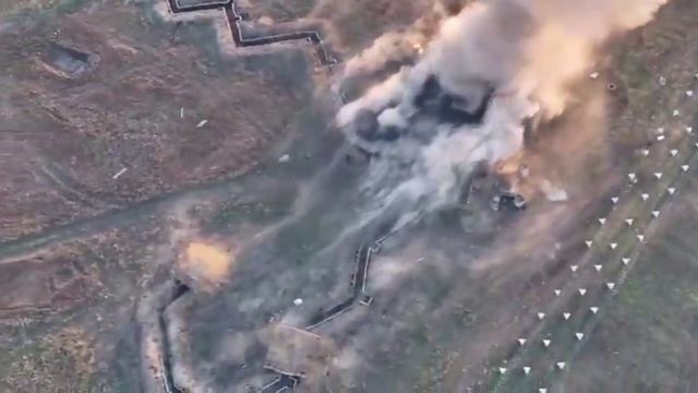 Война дронов №161. Уничтожение склада БК. смотреть онлайн