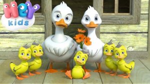 Пять Маленьких Утят-Детские песни