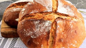 Пшенично-ржаной хлеб на двух заквасках