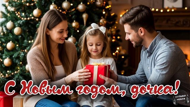 Любимой дочке, с Новым годом (от родителей) 🎵 Песня смотреть онлайн