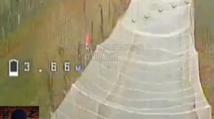 Дрон-выжинатель уничтожает антидроновые сетки