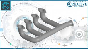 Выпускной коллектор в Компас 3D