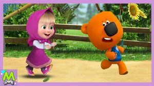 Ми-Ми-Мишки против Маши.Мультяшные Догонялки Кеши и Маши.Кто Самый Быстрый и Ловкий