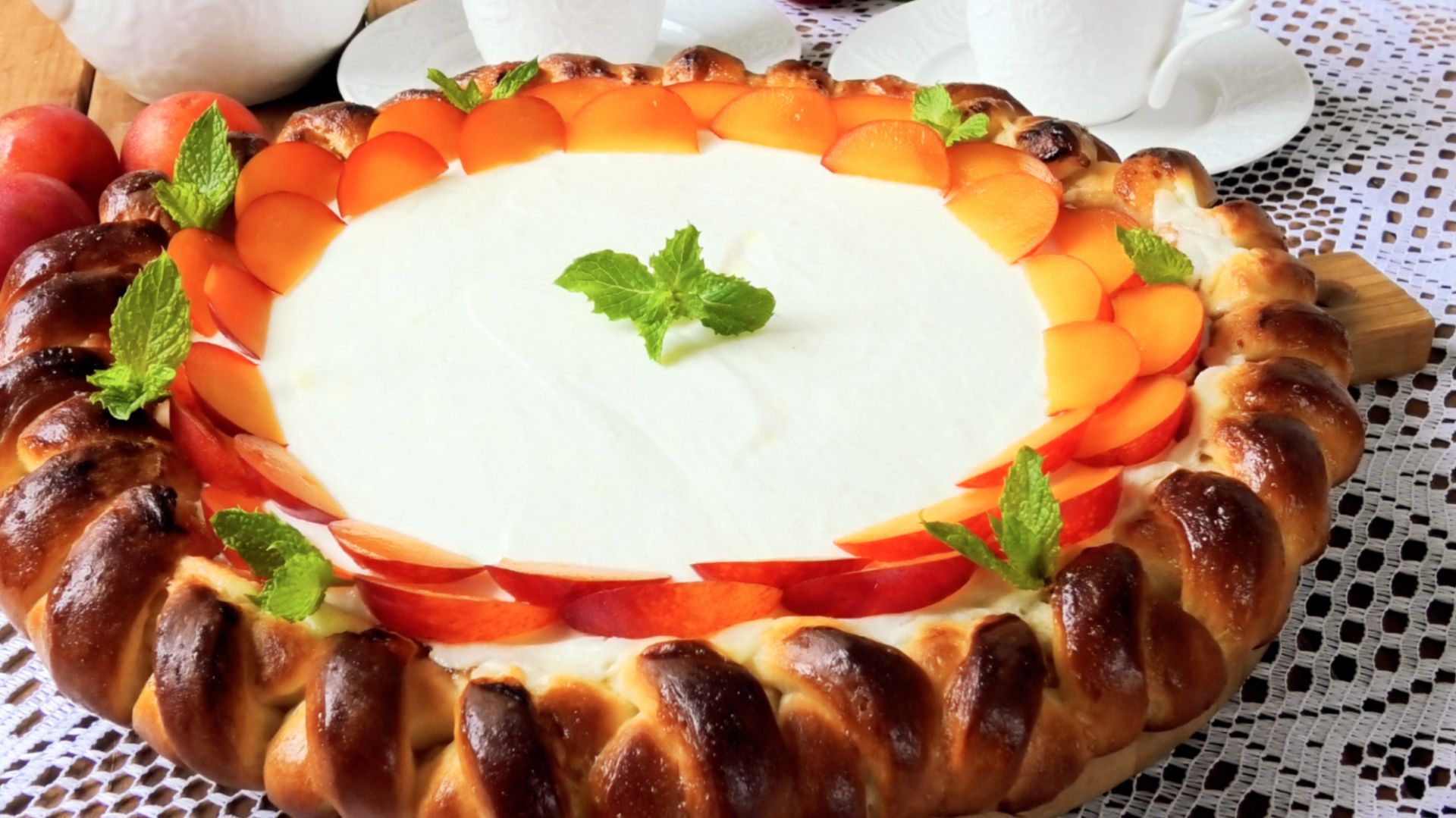 Царская ватрушка. Вкусный пирог с двумя начинками. смотреть онлайн
