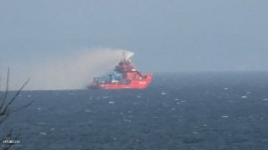 Спасатель «Керченский пролив» на ходовых испытаниях, Владивосток