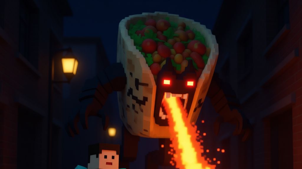 Дорожная шаурма в роблокс! Хоррор