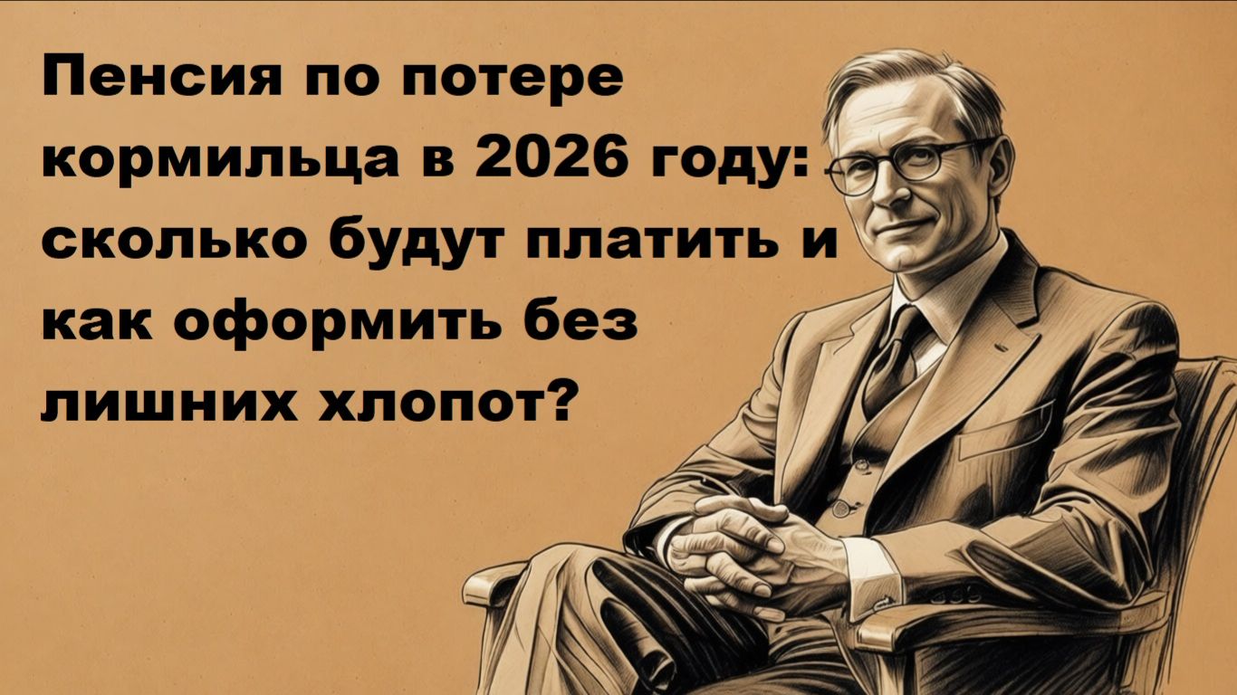 Пенсия по потере кормильца в 2026 году: размер и порядок назначения смотреть онлайн