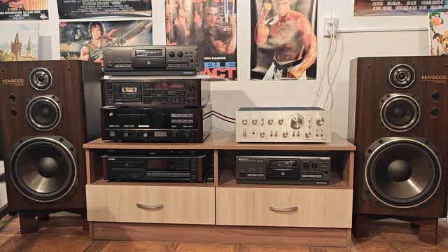 Обзор на Pioneer SA-8900ll, источник CD+ЦАП Pioneer RPD-500 на акустике Kenwood LS-990HG смотреть онлайн