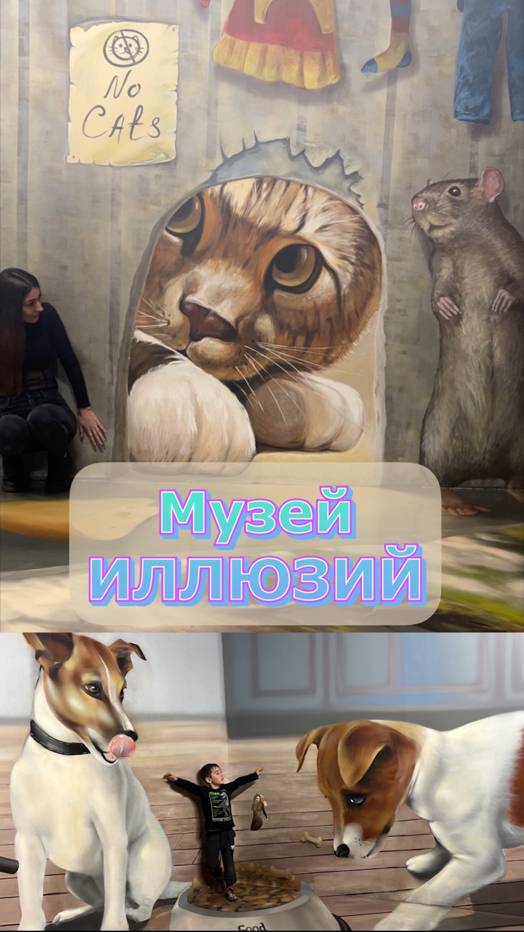 📍 Музей иллюзий Smile Park, ВДНХ, Москва. Тут можно сделать фотографии ИИ на минималках😂