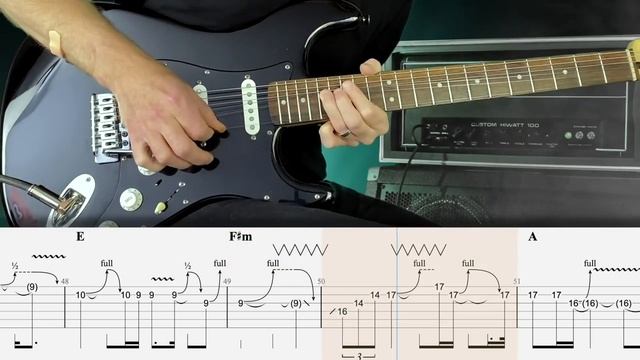 Pink Floyd - Time Cover (Табулатура) Guitar Tutorial TABS смотреть онлайн