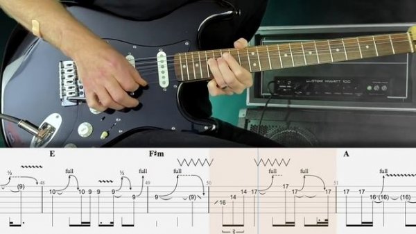 Pink Floyd - Time Cover (Табулатура) Guitar Tutorial TABS