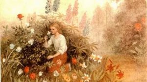 Снежная королева. Ганс Христиан Андерсен. Рассказ третий "Цветник женщины, умевшей колдовать"