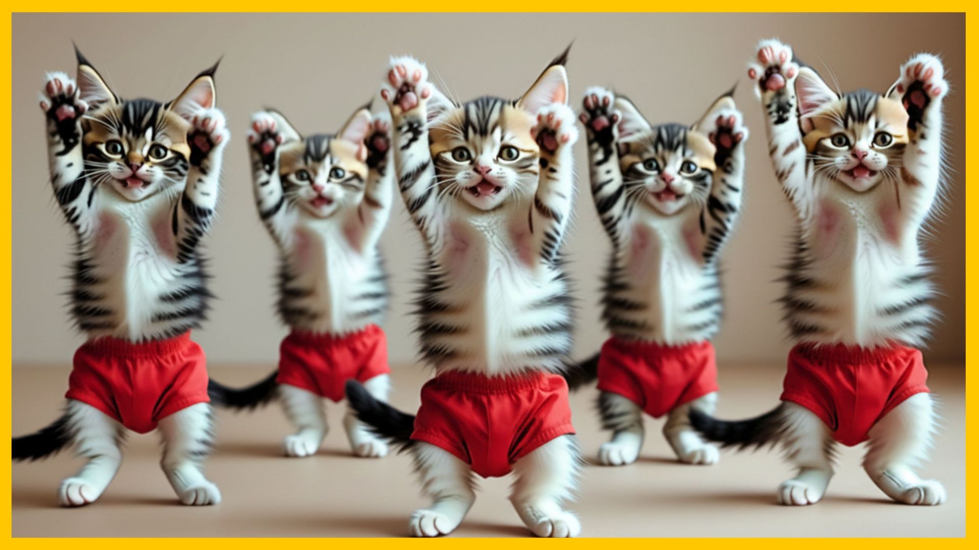 Dudi Dudi Dam Dam танец C котятами