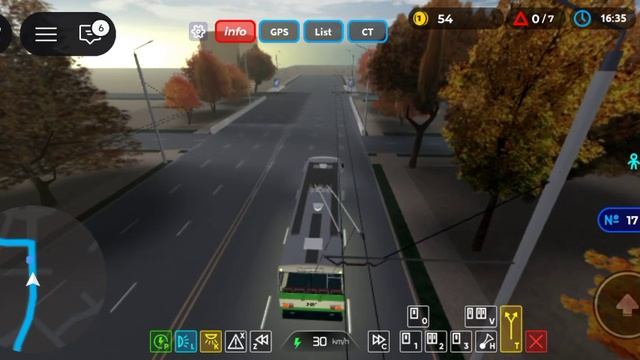 управляю троллейбусом Skoda 14TR