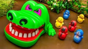 Поймайте необычную рыбу в маленьком пруду! Кои, краб и лягушка станут танцорами ди-джея