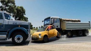 BeamNG Driver — Реалистичные аварии автомобилей / Лучшие аварии полугрузовиков
