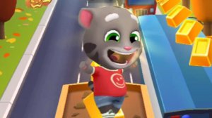 Говорящий Том бег за золотом.Бегите, прыгайте и мчитесь с Говорящим Томом в увлекательной погоне за