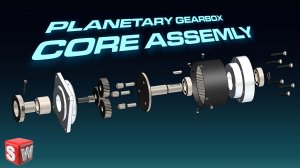 Финальная сборка планетарного редуктора | SolidWorks Анимация