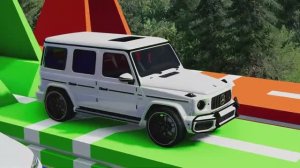 СМЕШНОЙ МУЛЬТИК ПРО МАШИНКИ. Смешные звуки на трассе с препятствиями!