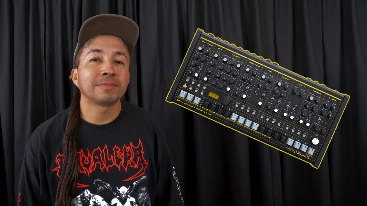 Erica Synths x Hexinverter HexDrums: Baseck Live