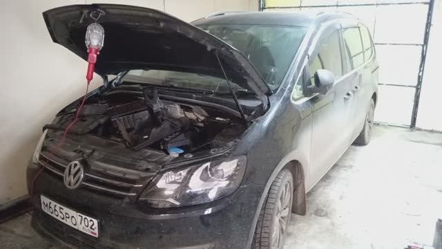 Замена аккумулятора на фольксваген шаран 2# Фольксваген шаран из Японии #