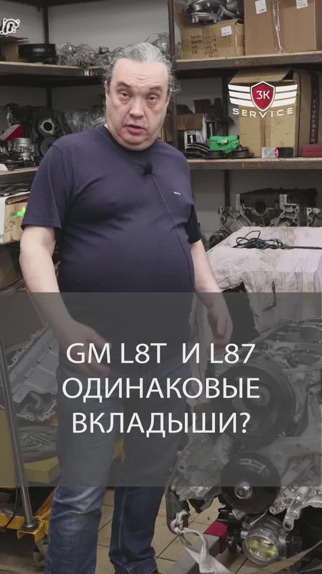 Двигатели L87 и L8T: почему одинаковые НЕ РЫЖИЕ вкладыши?