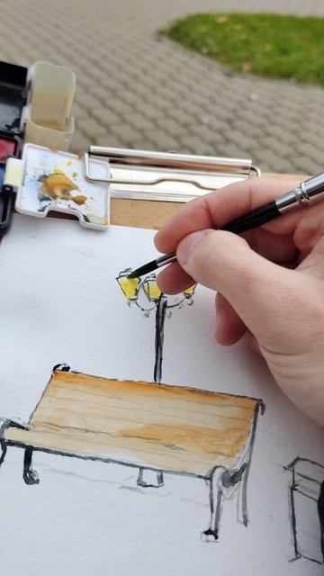 рисунок акуарелью