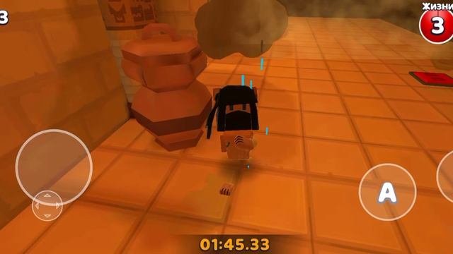 все наклейки и сундукив бимотепской пустыне в игре Super Bear Adventure смотреть онлайн