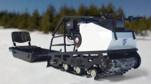 Мотобуксировщик БУРЛАК Эко-Мини 15 л.с.