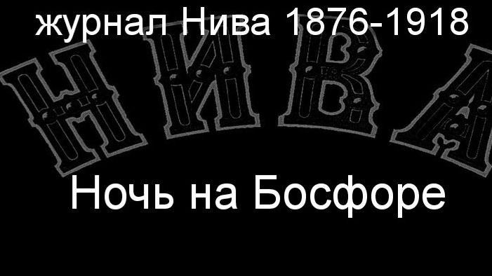 Ночь на Босфоре.Штейн,описание журнал Нива 1876-1918 смотреть онлайн