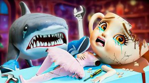 Тралалеро Тралала чинит Балерину Капучину