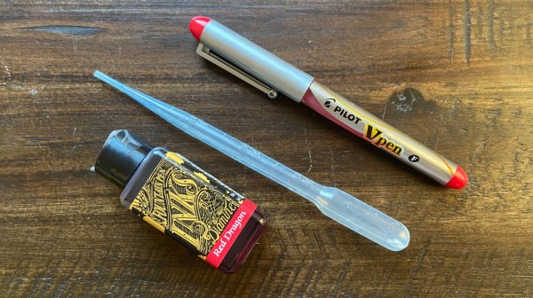 Перезаправка и разбор "одноразовой" перьевой ручки Pilot Vpen/Varsity