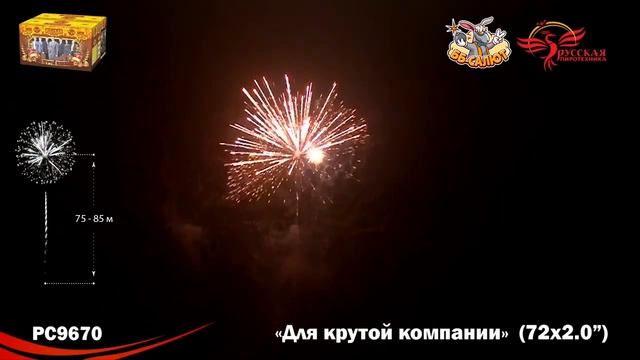 Фейерверк РС9670 Для крутой компании (2" х 72) смотреть онлайн