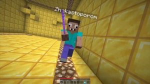 нуб и про проходят самый сложный паркур в Майнкрафт