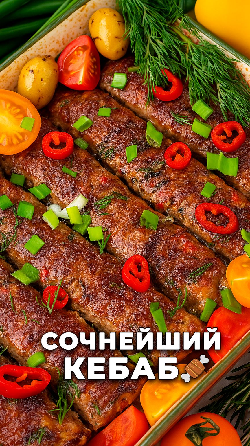 Секрет шефа: самый СОЧНЫЙ люля-кебаба #shorts #мяснойрецепт #обед #ужин #тренд