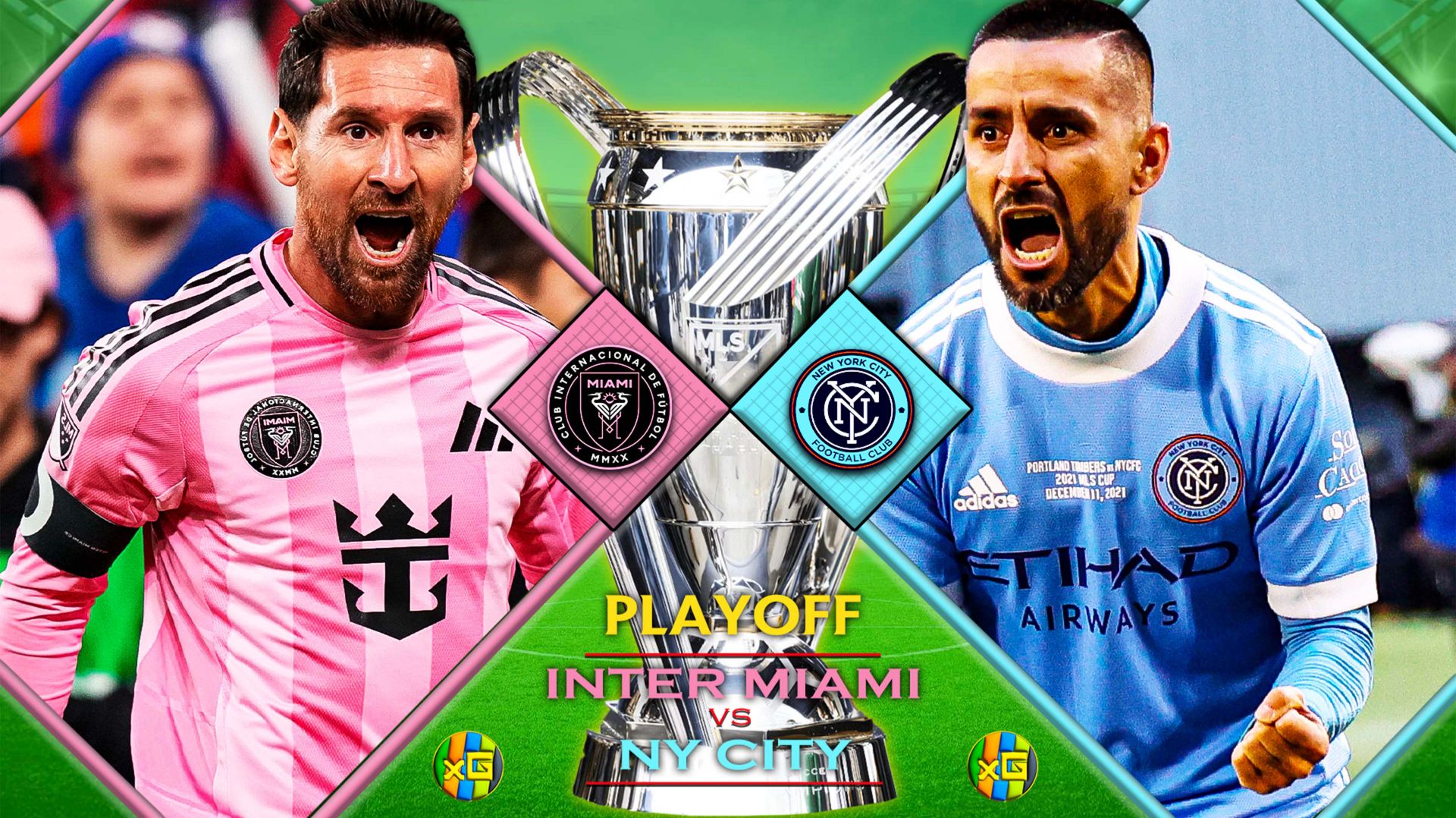 Интер Майами - Нью‑Йорк Сити | 30.11.2025 | Футбол | MLS | Плей-офф | Прямая трансляция |xG смотреть онлайн