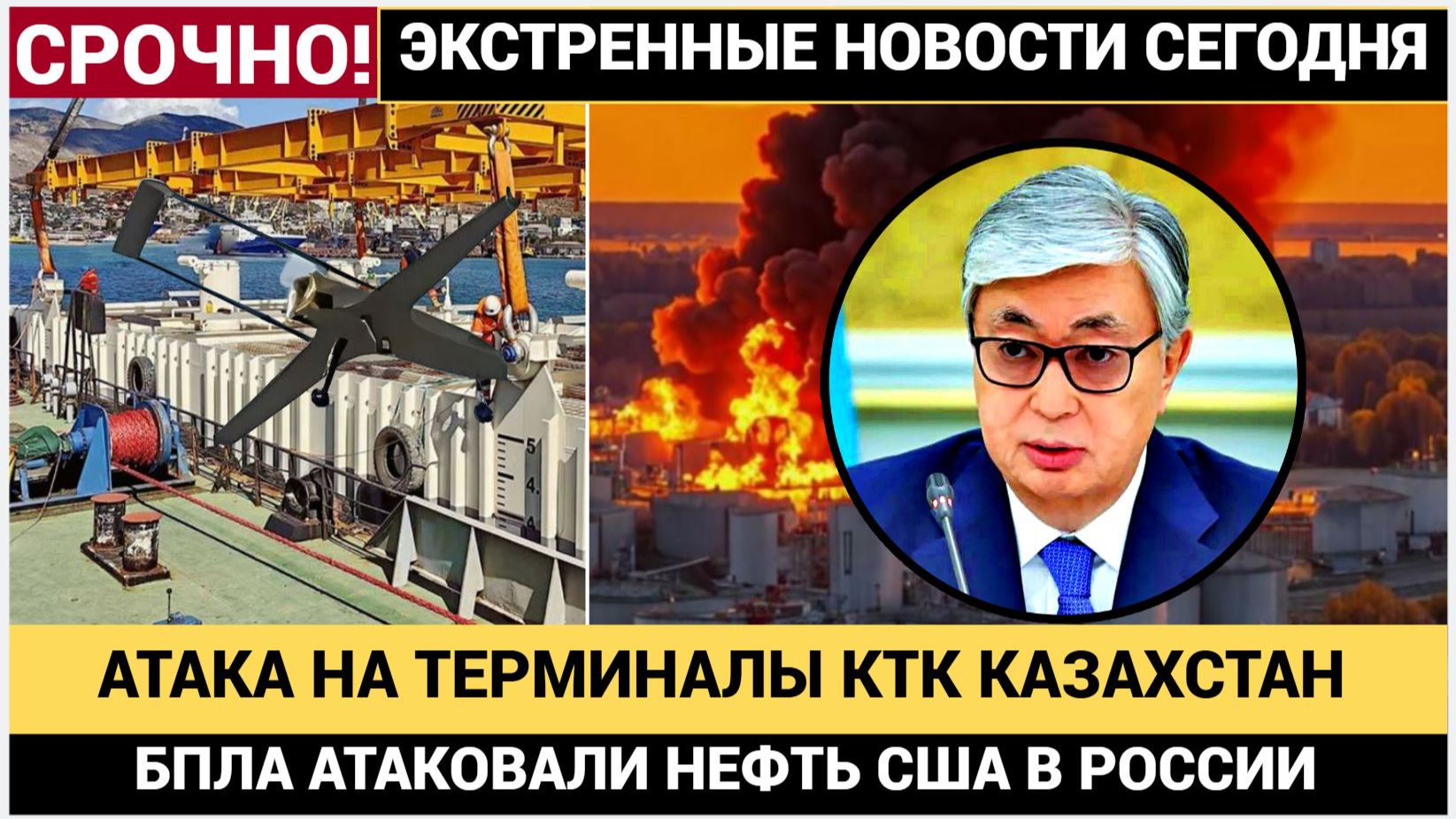 ТОКАЕВ В БЕШЕНСТВЕ! АТАКА ВСУ НА ТЕРМИНАЛ НПЗ КТК В НОВОВРОССИЙСКЕ! НОВОСТИ СЕГОДНЯг смотреть онлайн