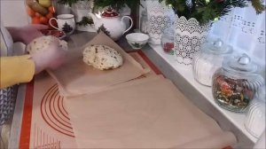 Рождественский Штолен с карамельной начинкой Домашняя еда Кухня Рецепты  #еда #после еды