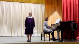 Купцова Елизавета  Муз. Д. Тухманова, сл. А. Поперечного "Аист на крыше"