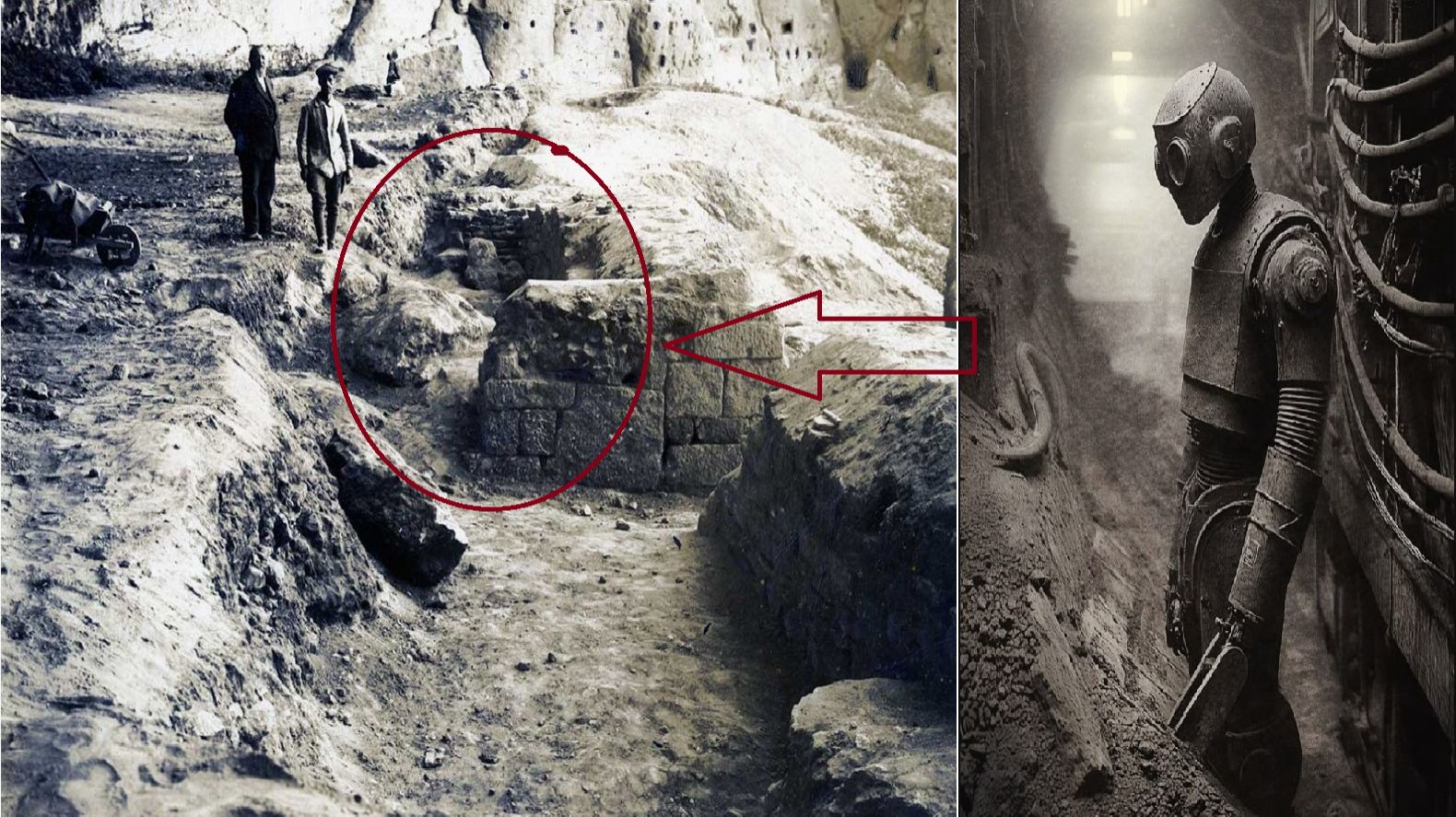 Геологи обнаружили древний тоннель со странными конструкциями смотреть онлайн